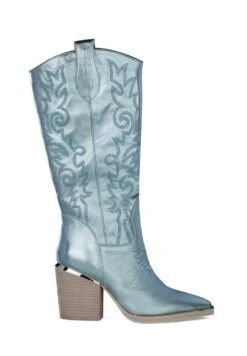 Alma En Pena Cynar - Botas Camperas - Azul Metalizado