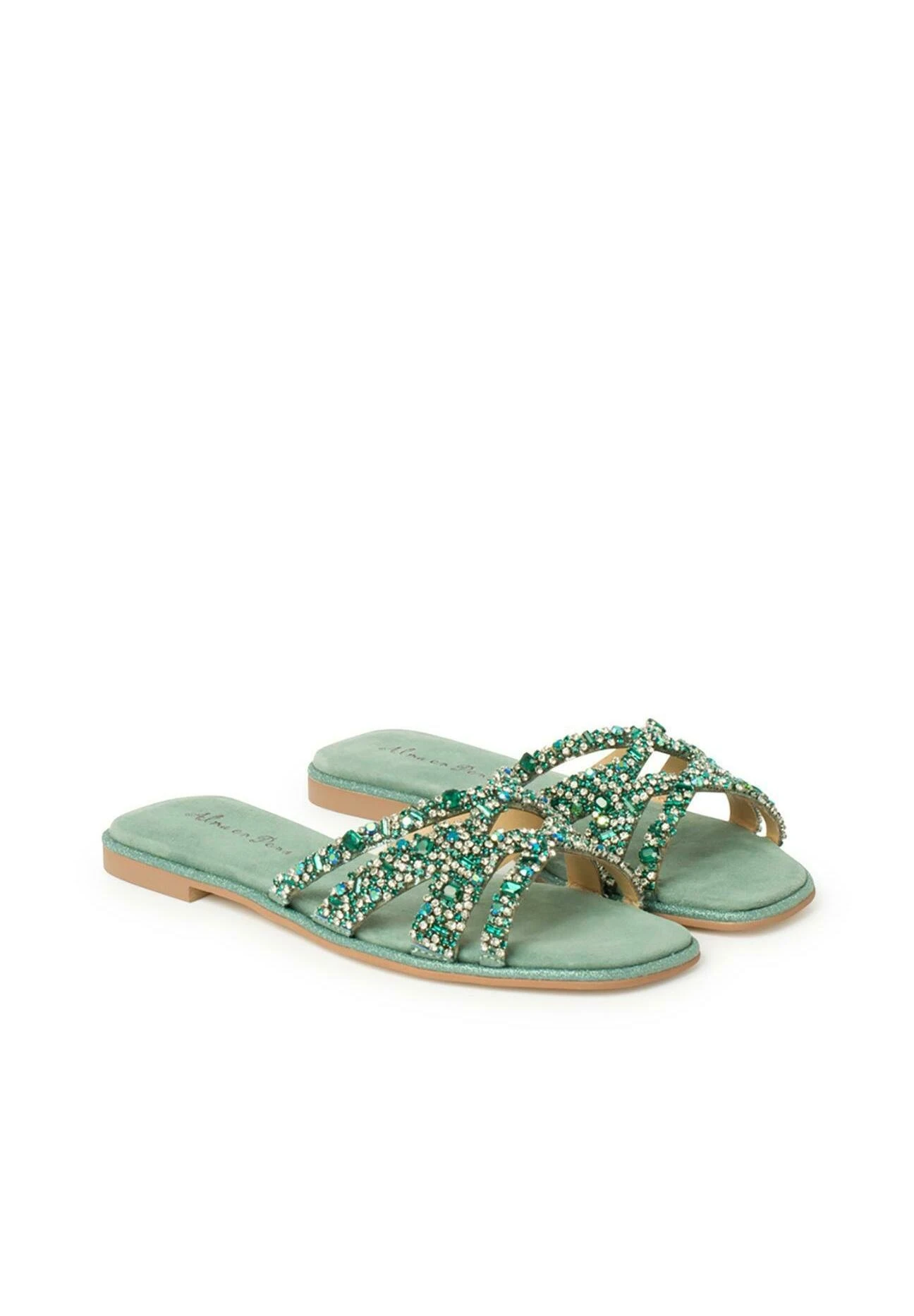 Alma En Pena Anne - Sandalias Planas - Verde 4 Alma En Pena Anne - Sandalias Planas - Verde - Imagen 2