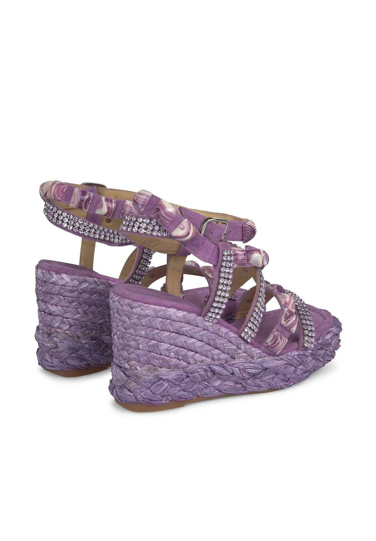 Alma En Pena Artieda - Sandalias De Cuña - Morado 5 Alma En Pena Artieda - Sandalias De Cuña - Morado - Imagen 3