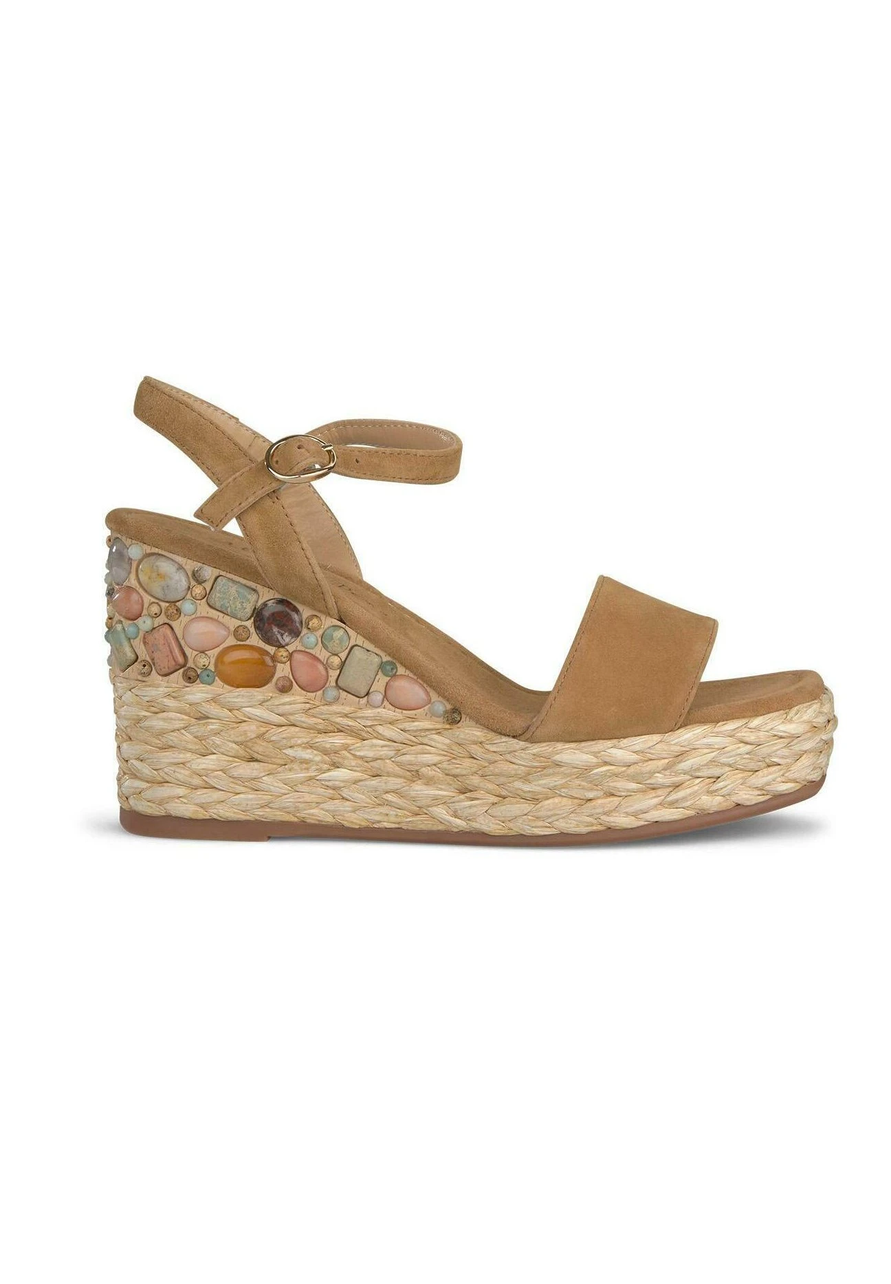 Alma En Pena Laspalas - Sandalias De Cuña - Camel 2 Alma En Pena Laspalas - Sandalias De Cuña - Camel