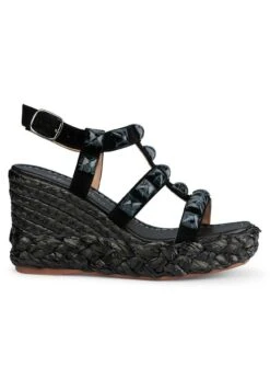 Alma En Pena Bermudez - Sandalias De Cuña - Black