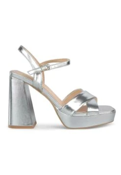 Alma En Pena Manhattan - Sandalias De Tacón - Plata