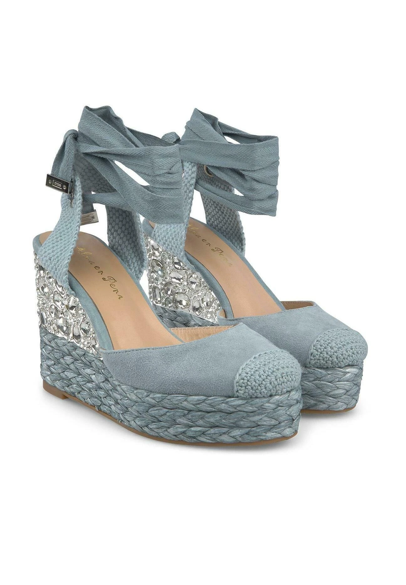 Alma En Pena Arbeloa - Sandalias De Cuña - Azul 4 Alma En Pena Arbeloa - Sandalias De Cuña - Azul - Imagen 2