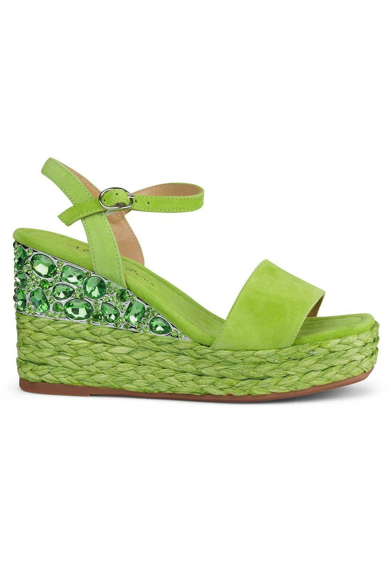 Alma En Pena Arteta - Sandalias De Cuña - Verde 3 Alma En Pena Arteta - Sandalias De Cuña - Verde