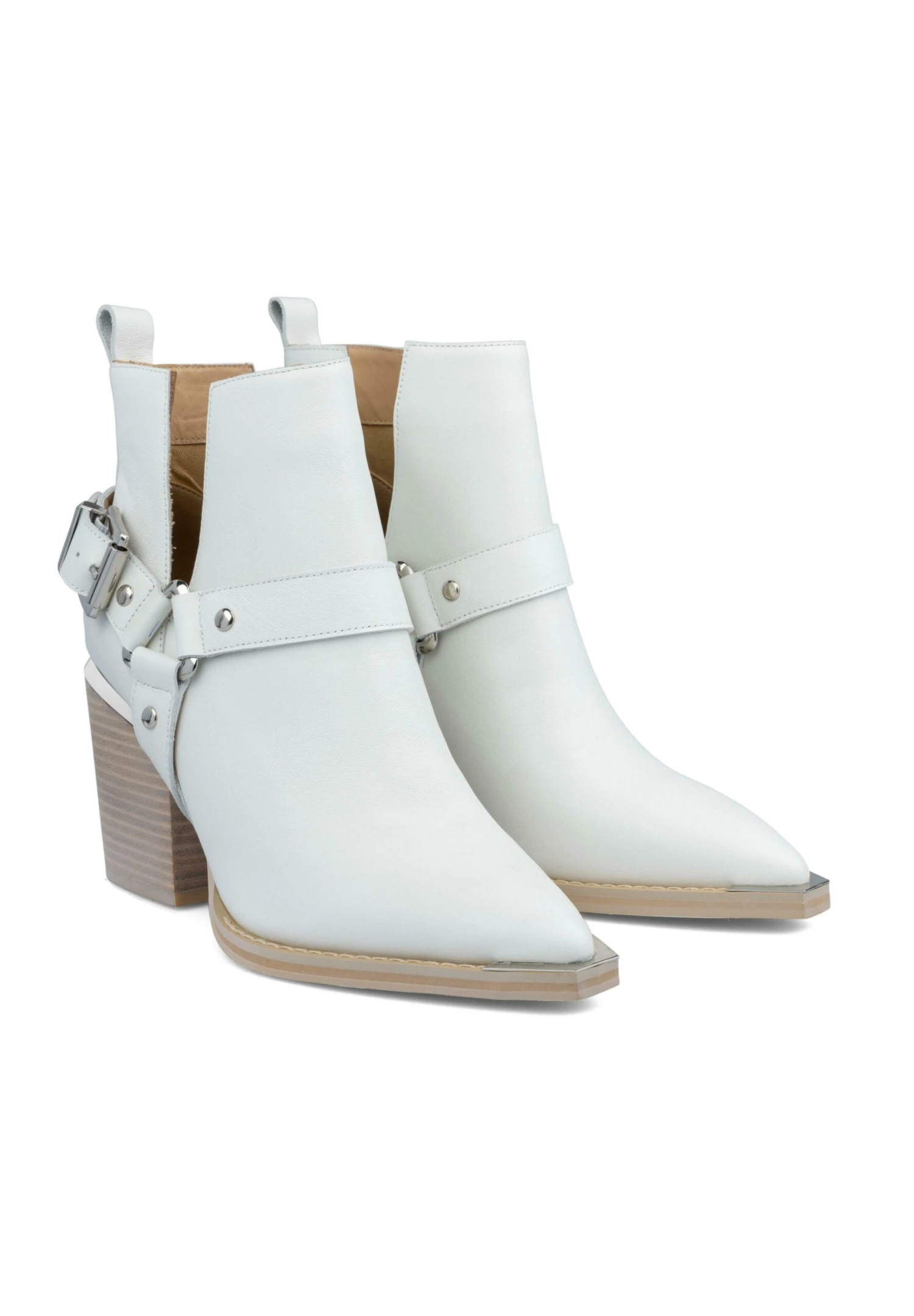 Alma En Pena Botines Camperos - Blanco 4 Alma En Pena Botines Camperos - Blanco - Imagen 2