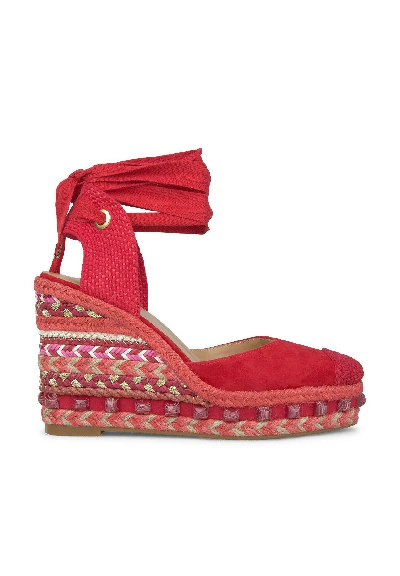 Alma En Pena Gomez - Zapatos De Salón Con Cordones - Rojo 3 Alma En Pena Gomez - Zapatos De Salón Con Cordones - Rojo