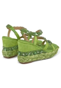 Alma En Pena Vera - Sandalias De Cuña - Verde -Alma En Pena Tienda 66971c40e1584a9ba57663096a0451af