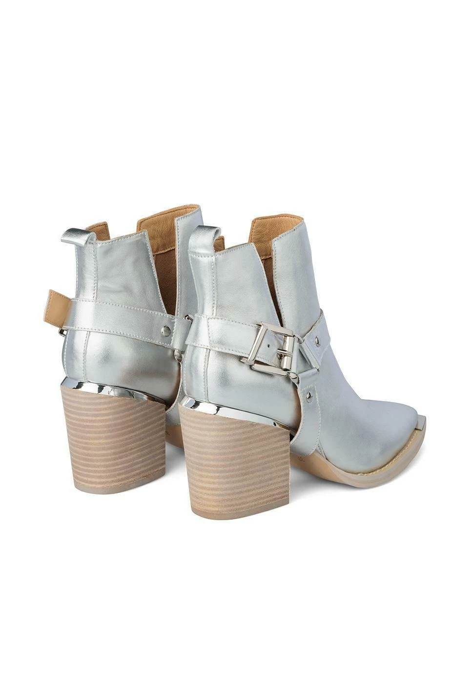 Alma En Pena Botines Camperos - Plata 5 Alma En Pena Botines Camperos - Plata - Imagen 3