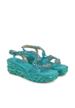 Alma En Pena Sandalias De Cuña - Azul 6 Alma En Pena Sandalias De Cuña - Azul -Alma En Pena Tienda 872e7d7f474c4b299ab84cf04a855c79
