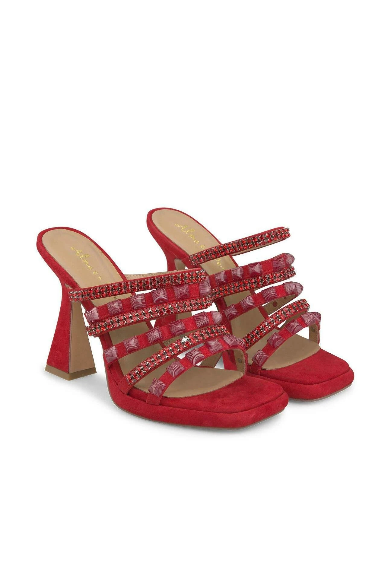 Alma En Pena Bocq - Sandalias - Rojo 4 Alma En Pena Bocq - Sandalias - Rojo - Imagen 2