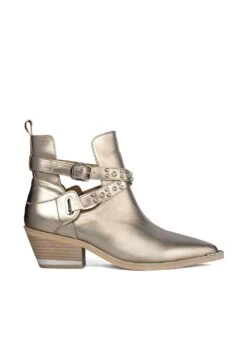 Alma En Pena Botines De Tacón - Bronce