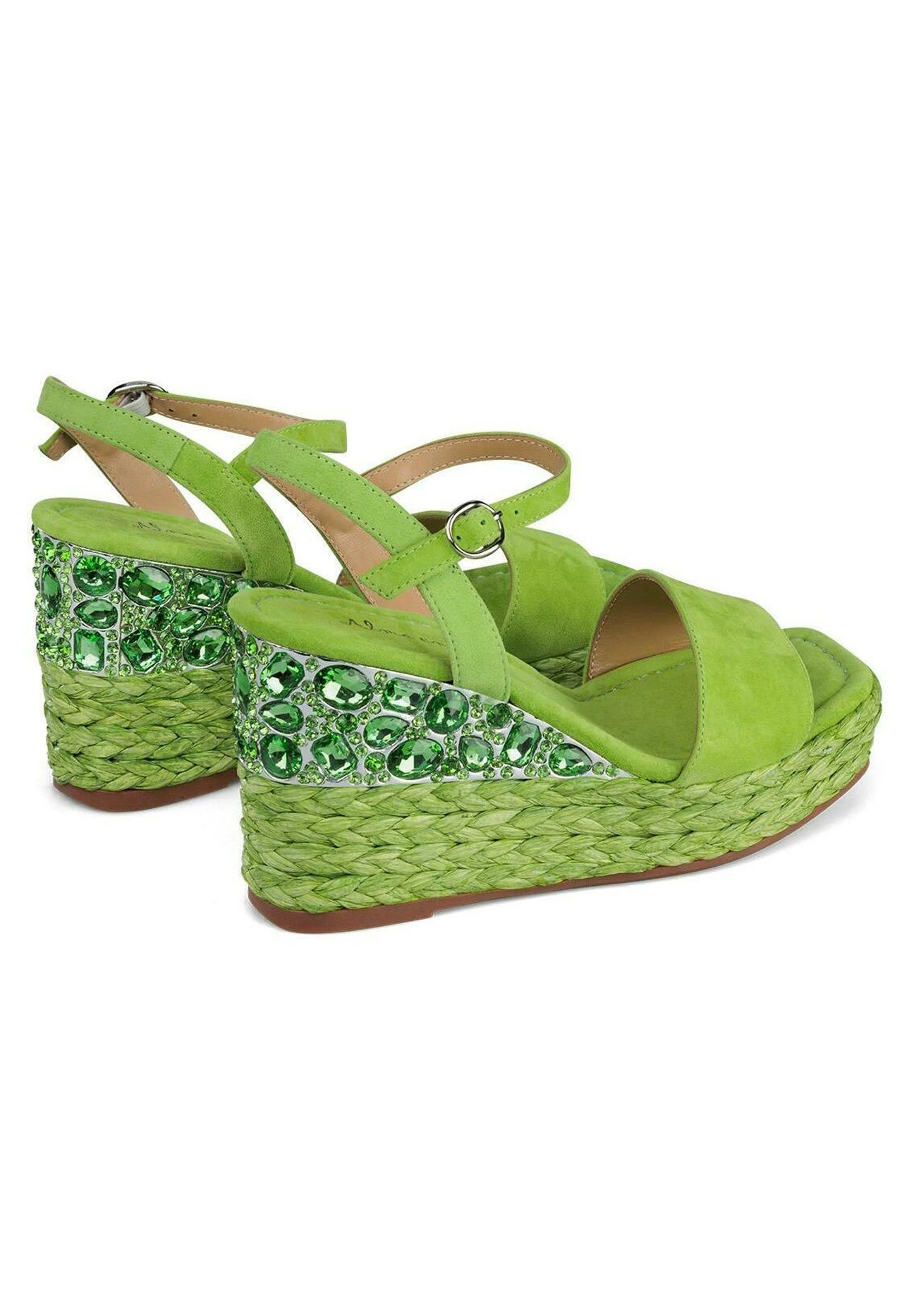 Alma En Pena Arteta - Sandalias De Cuña - Verde 5 Alma En Pena Arteta - Sandalias De Cuña - Verde - Imagen 3