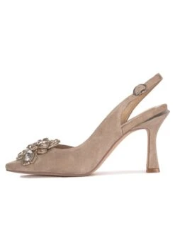 Alma En Pena Zapatos Altos - Beige