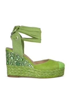 Alma En Pena Arbeloa - Sandalias De Cuña - Verde