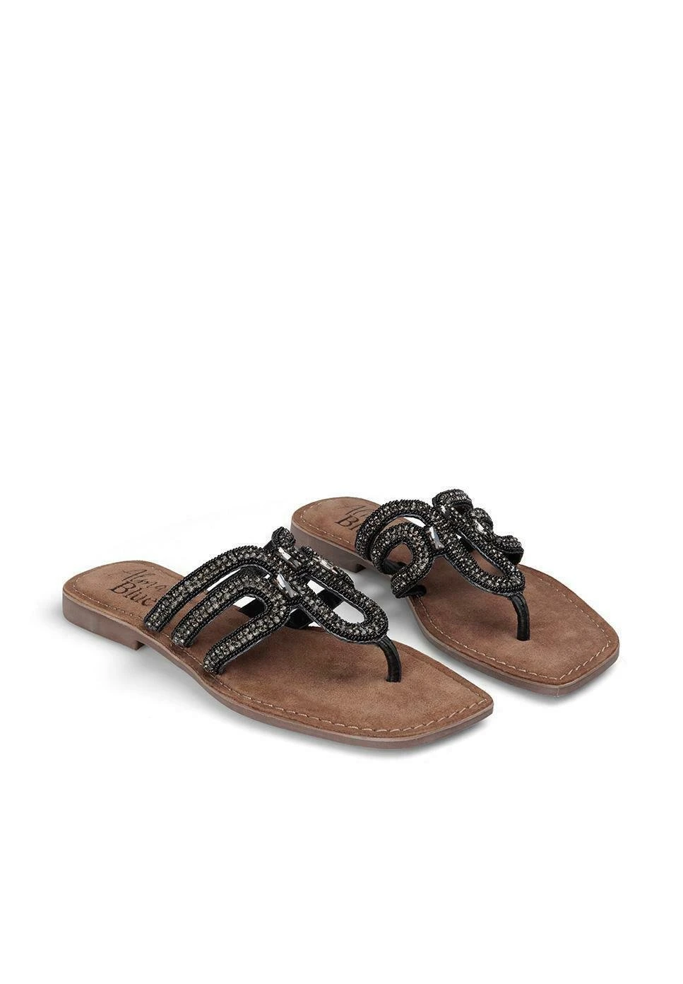 Alma En Pena Nisse - Sandalias De Dedo - Black 4 Alma En Pena Nisse - Sandalias De Dedo - Black - Imagen 2