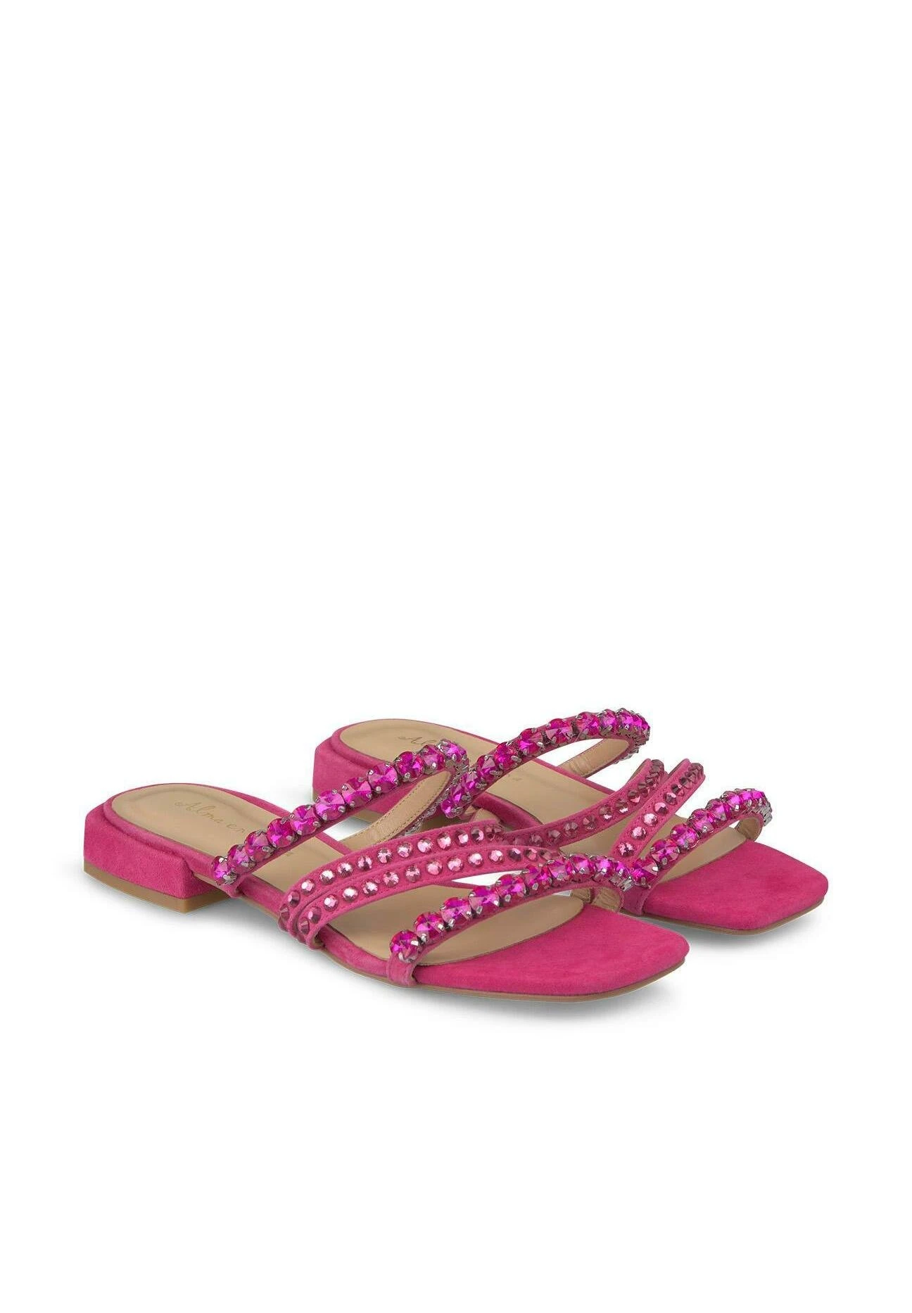 Alma En Pena Vinka - Sandalias Planas - Rosa 4 Alma En Pena Vinka - Sandalias Planas - Rosa - Imagen 2