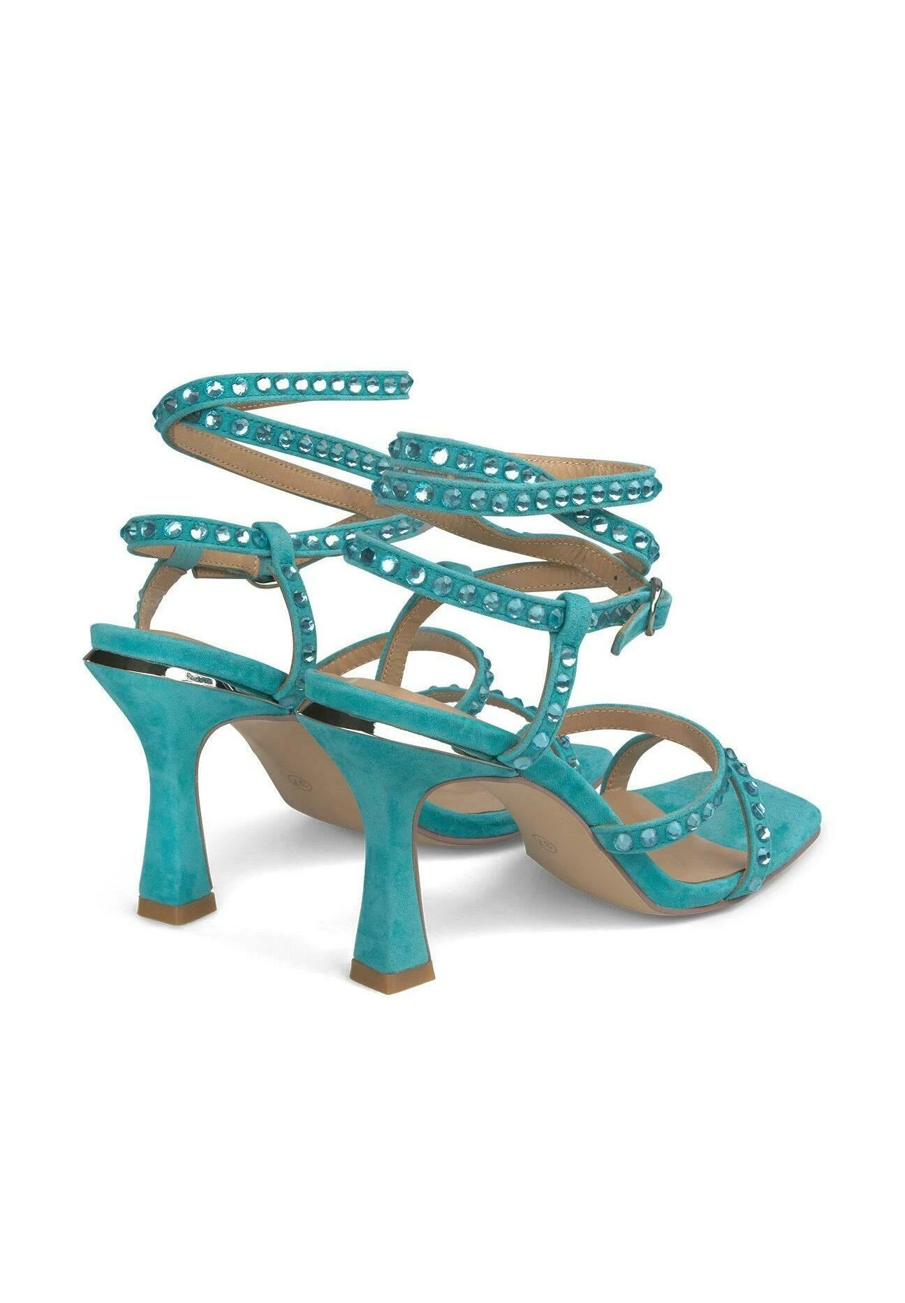 Alma En Pena Alhambra - Sandalias De Tacón - Azul 5 Alma En Pena Alhambra - Sandalias De Tacón - Azul - Imagen 3