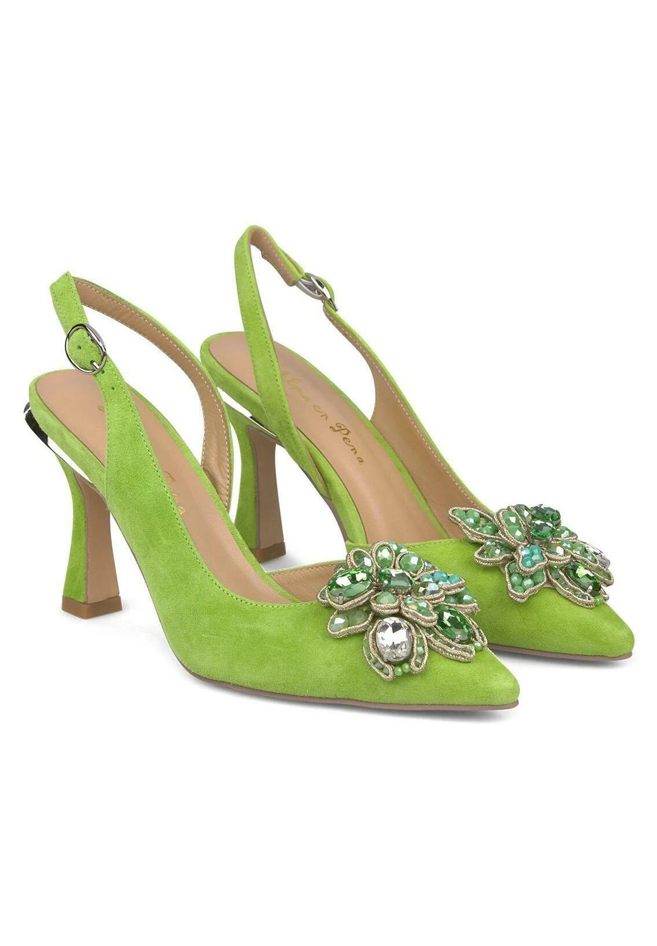 Alma En Pena Quintinye - Tacones - Verde 3 Alma En Pena Quintinye - Tacones - Verde - Imagen 2