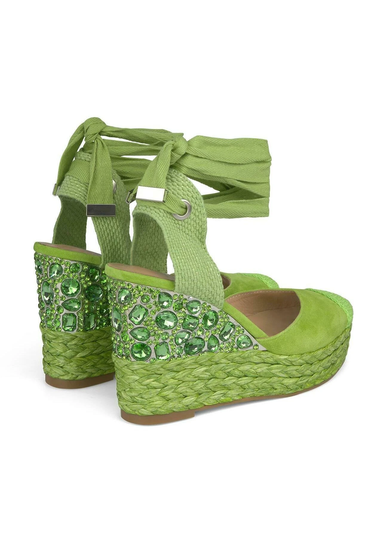 Alma En Pena Arbeloa - Sandalias De Cuña - Verde 5 Alma En Pena Arbeloa - Sandalias De Cuña - Verde - Imagen 3