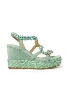 Alma En Pena Yedra - Sandalias De Tacón - Verde