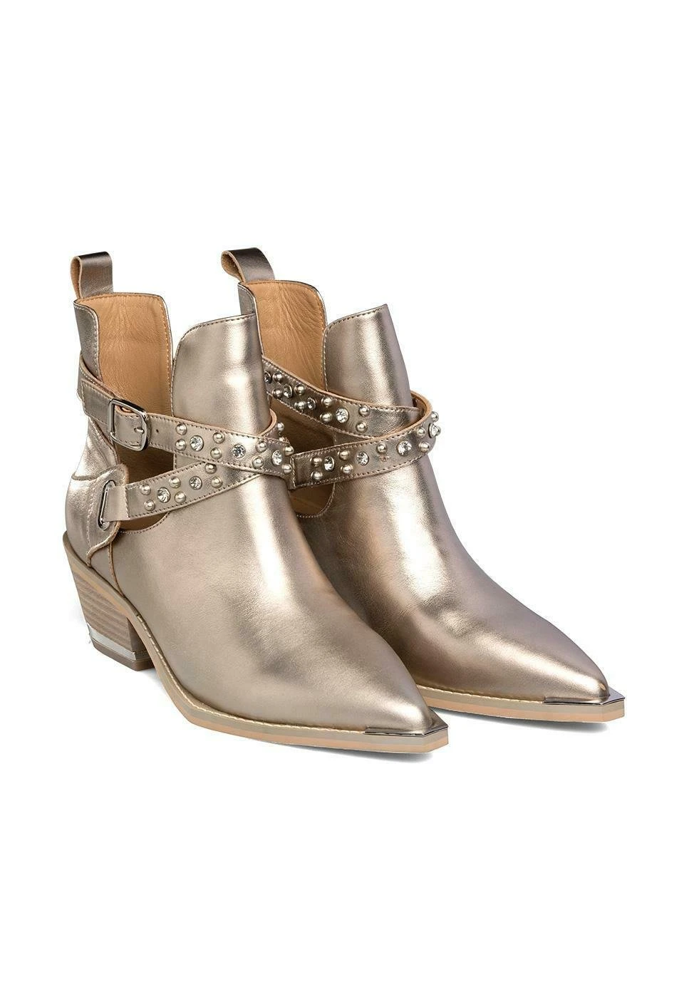 Alma En Pena Botines De Tacón - Bronce 4 Alma En Pena Botines De Tacón - Bronce - Imagen 2