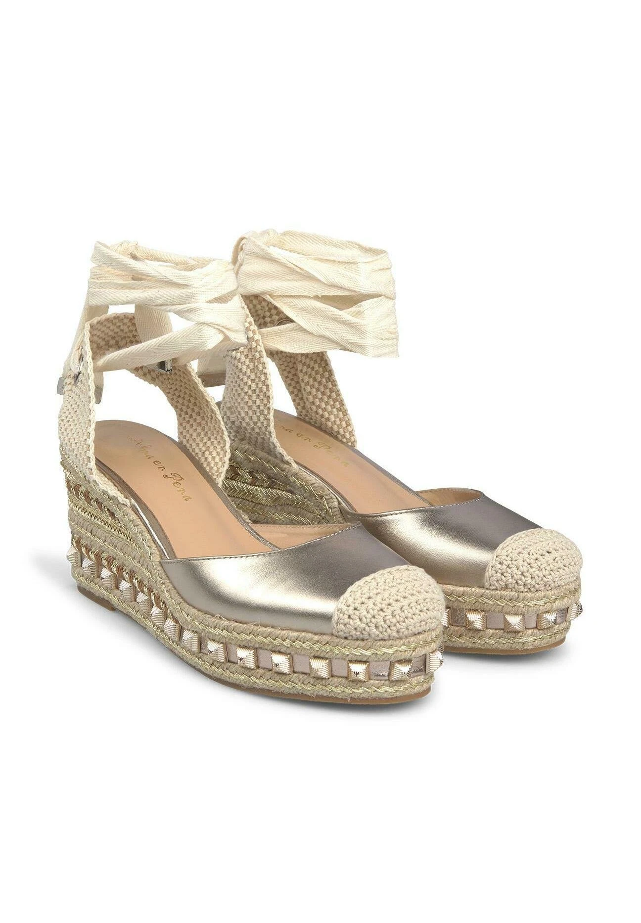 Alma En Pena Bardon - Zapatos De Salón Con Cordones - Bronce 4 Alma En Pena Bardon - Zapatos De Salón Con Cordones - Bronce - Imagen 2